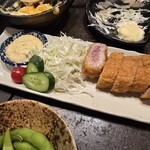 大衆魚酒場 福松 - まぐろレアカツ