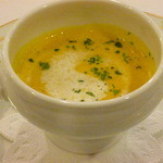 グリル銀鱗荘 - かぼちゃスープ　2014.11月