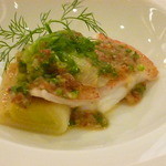 グリル銀鱗荘 - 釣りキンキのポアレ2014.11月