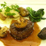 グリル銀鱗荘 - エゾ鹿とフォアグラ2014.11月