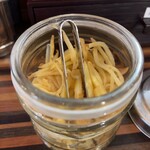 創作白湯 かなで食堂 - 卓上の生姜
