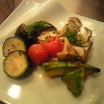 華蔵 - 季節野菜の炭火焼き