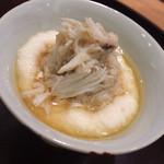 日本料理 太月 - :酢の物：青森　渡り蟹の蟹酢ととろろ芋