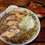 といや - 肉そばプラスミニかつ丼１０００円