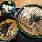 Yude tarou - 親子丼セット【500円（税込）】