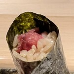 鮨 むらやま - トロ巻き　今日の極上鮪の終演です