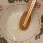 中華そば タンポポ - 完飲完食(๑˃̵ᴗ˂̵)و 