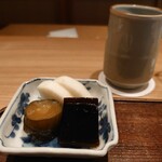 木山 - お漬物&ほうじ茶((o(^∇^)o))