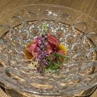 柳橋焼にく わにく - 神戸ビーフユッケハーフ