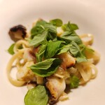 cenci - 茄子と鯛のリングイネ