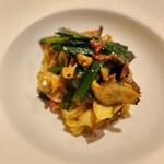 cenci - 韮 トマト サザエのタリオリーニ