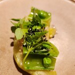 cenci - 賀茂茄子、スナップエンドウ