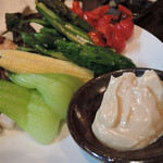 炭火焼酒亭ローリンストーン - ＲＯＬＬＩＮ’バーニャカウダ　ズームアップ