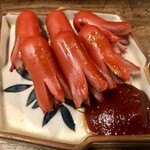 福福 やきとり店 - タコさんウィンナー　¥350-