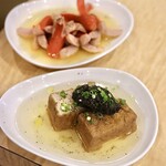 波へい - 厚あげ＆赤タコウインナー