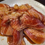 七輪焼肉 安安 大久保店 - ヤングカルビ