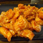 七輪焼肉 安安 大久保店 - 牛ミノ