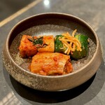 大徳壽TOKYO - キムチ盛り合わせ