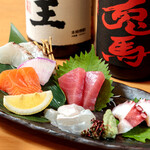 和味旬楽たびとら - 料理写真:お造り五種盛り