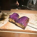 炭割烹 新谷 - 熊本県産とろ茄子