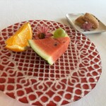 オーベルジュ フレンチの森 Prince Etoile - 西瓜、スイカ、Suica （笑）