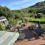 オーベルジュ フレンチの森 Prince Etoile - 部屋からの、レストランのテラス席の眺め(｡･ω･｡)