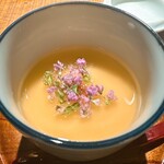 炭割烹 新谷 - 自家製茶碗蒸し ◎