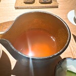 炭割烹 新谷 - 地鶏と松茸の土鍋炊き込みご飯のお出汁