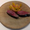 a.ligne - 近江牛のネクタイの炭火焼き。過去一の牛肉です。感動しました。