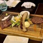 近江牛ステーキとがぶ飲みワイン ニクバルモダンミール - 