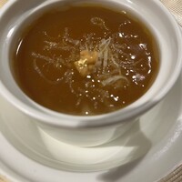 華湘 東武池袋店 - 雲丹のせフカヒレ茶碗蒸し