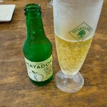 スパニッシュバル＆カフェ ニュートラル - シードル　リンゴ酒　650円位