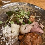 暁煙 - 燻製5種盛り