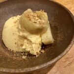 暁煙 - チーズ豆腐(燻製チーズとバターナッツかぼちゃを燻製)