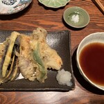 手打ち蕎麦 やの志ん - 季節の野菜天せいろ