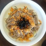 鐘庵 - たっぷり桜えび ざる蕎麦・１，０５０円