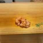 鮨 太一 - 焼いた海老◯