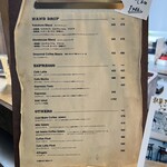 ヨコクラストアハウス - カフェメニューです、コーヒー美味しかった✨