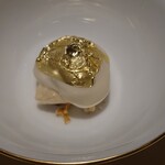 オマージュ - 雷おこしが下地になってるデザート