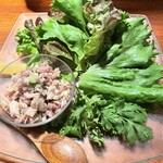 ガレット - 鳥ささみと五穀米のサラダ