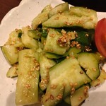 てつ食堂 - たたききゅうり　500円