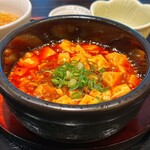 春東秀里 - サービスランチＡセット麻婆豆腐