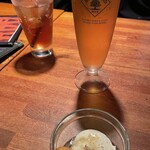 ガレット - ビールはハートランド　ジンジャーエール　お通し