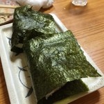 割烹 味とめ - おにぎり(シャケ、明太子)