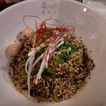 米風亭 - 黒ゴマ辛口油そば(950円)