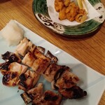 新橋魚金 - 鶏の味噌漬け