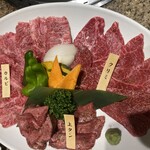 焼肉ふるさと - 上タン、カルビ、クリミ
