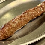 焼ジビエ 罠 神田 - ジビエのソーセージ