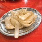 焼肉ここから - 玉ねぎニンニク焼き