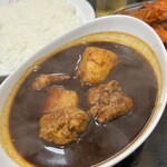 デリー - セットのカレー(1番辛いカシミール)